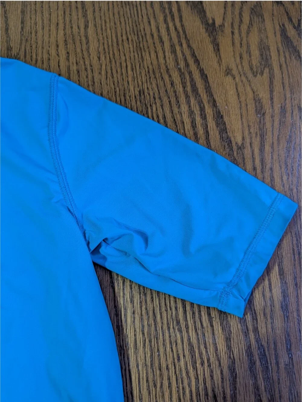 Wonder Nation Boys Turquoise Swim Rashguard